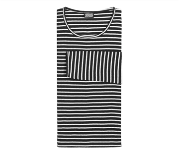 Nørgaard Paa Strøget Tee l/s KIDS NPS Stripes Black/Ecru